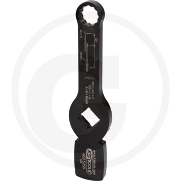 KS Tools 3/4" Schlag-Zwölfkant-Schlüssel mit 2 Schlagfläche, Kardanwellenverschraubung, 235mm