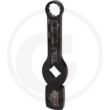 KS Tools 3/4" Schlag-Zwölfkant-Schlüssel mit 2 Schlagfläche - Kardanwellenverschraubung.