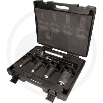 KS Tools Kühlsystem-Expander-Konus-Diagnose-Satz, 5-tlg. | Druckprüfung & Leckagen-Diagnose | 365x110x460 mm