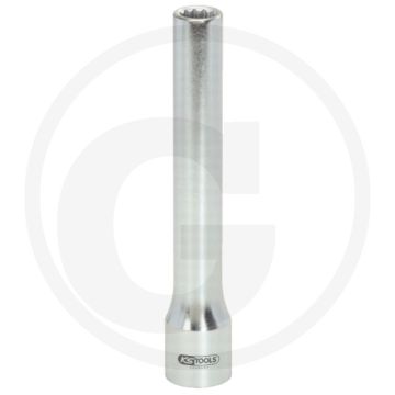 KS Tools 1/2" Spezial-12-kant-Stecknuss, lang, 10 mm - Extra slanke Bauform, voor Mercedes, Mitsubishi, Toyota - 120 mm