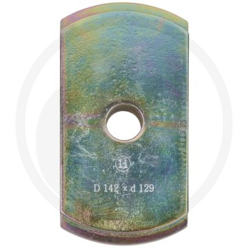 KS Tools Adapterplatte Fuso 330, Ø Innen 129 mm, Ø Aussen 1, Lengte 135 mm