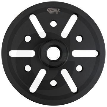 KS Tools Grundplatte Ø 200 x 36 mm, SW 46 - 205x45 mm