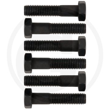 KS Tools Schrauben-Satz M12 x 1,75 mm, SW 19, L=40 mm, 6-tl. - Gewicht 280g