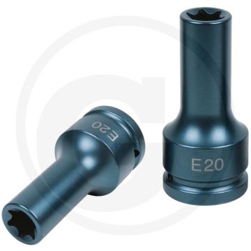 KS Tools 3/4" MAN Zylinderkopf-Stecknuss E20 - Torx-E, lange Ausführung, für MAN-Nutzfahrzeuge D20