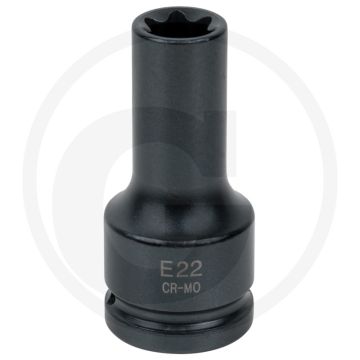 KS Tools 3/4 MAN Zylinderkopf-Stecknuss E22 - Torx-E, lange Ausführung, für MAN-Nutzfahrzeuge D20