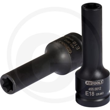KS Tools 3/4" Bit-dopsleutel voor TX-schroeven, lang, E18 - Voor MAN M2000, D08 - 110mm