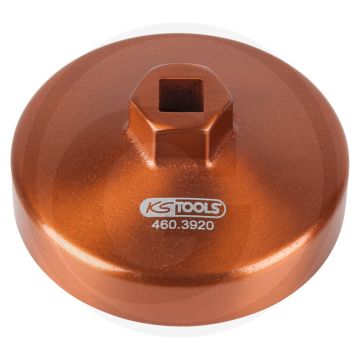 KS Tools 1/2" Ölfilterschlüssel für Iveco, 94,5 mm, 10 Fläc. - Drehmomentgenau, Handbetätigung, lackierte Oberfläche