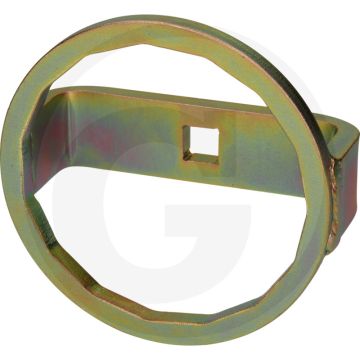 KS Tools 1/2" Ölfilterschlüssel Ø 100 mm / 15 Flächen - Spezial-Werkzeugstahl, 125x55x125 mm