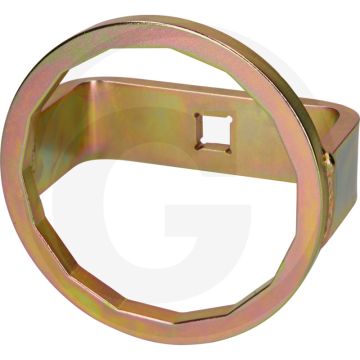KS Tools 1/2" Ölfilterschlüssel für Hino, Ø 101,5 mm / 15 F - Drehmomentgenau, für Links- und Rechtsbetrieb