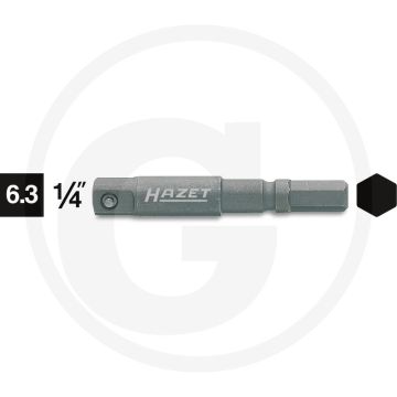 Hazet Krachtadapter 1/4" DIN 3121 50mm