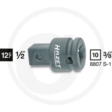 Hazet Krachtadapter - Chroom-vanadium - 28 mm