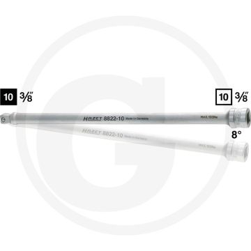 Hazet Verlengstuk, draaibaar 254 mm, Chroom-vanadium