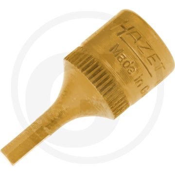 Hazet Dopsleutelbit 3mm Chroom-vanadium DIN 7422 TIN gecoat