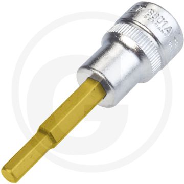 Hazet Dopsleutelbit 3/16, 60mm Kling speciaal staal