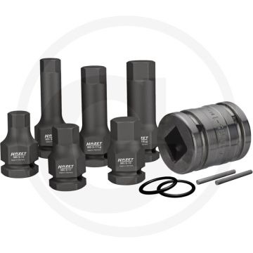 Hazet Kraft-Schraubendr.-Einsatz-Satz 985S/11 - SW: 14, 17, 19 mm - Made In Germany