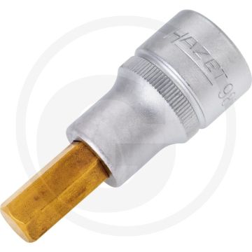 Hazet Dopsleutelbit 10mm DIN 7422 60mm TIN - Kling speciaal staal