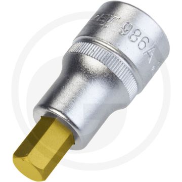 Hazet Dopsleutelbit 3/8, 23mm Ø, TIN gecoat