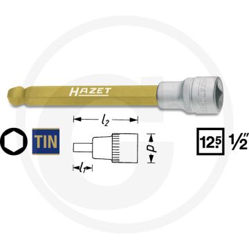 Hazet Dopsleutelbit 5mm TIN gecoat