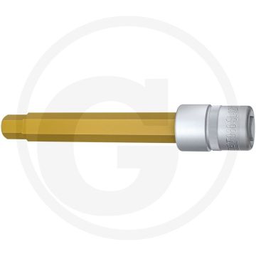 Hazet Schraubendreher-Einsatz, 140 mm, SW12, TiN beschichtet.