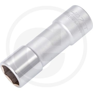 Hazet Bougiedopsleutel 5⁄8, Chroom-vanadium, 16 mm, Verchroomd, gepolijst