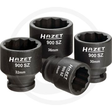 Hazet Set aandrijfassen, scharnierassen, steekassen - Chroom-vanadium - speciaal staal