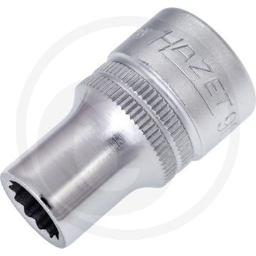 Hazet Dopsleutel (twaalfkant) 10mm Chroom-vanadium DIN 3124 - 38mm