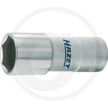 Hazet Bougiedopsleutel 13⁄16 inch, Chroom-vanadium, Verchroomd, 68 mm lang