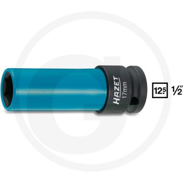 Hazet Krachtdopsleutel (zeskant) 17 mm, 85 mm, gefosfateerd, geolied