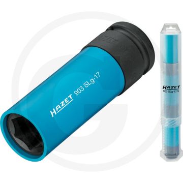 Hazet Krachtdopsleutelbit (6-kant) 17 mm, 85 mm, gefosfateerd, geolied