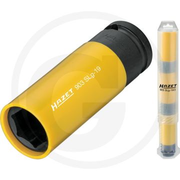 Hazet Krachtdopsleutelbit (6-kant) 19mm, 85mm, Gefosfateerd.