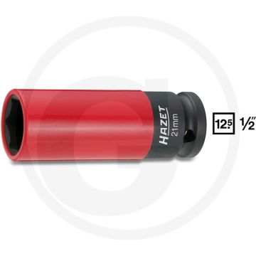 Hazet Krachtdopsleutel (zeskant) 21mm - Gefosfateerd, geolied