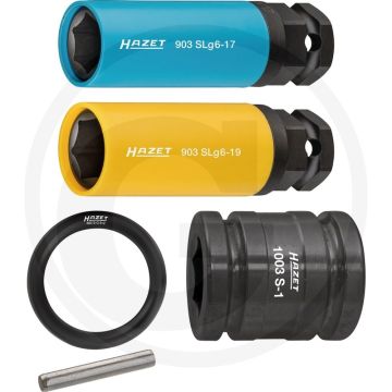 Hazet KRAFT-6KT.-STECKSCHLUESSEL-EINSATZ-Satz 903 S Lg 6