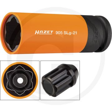 Hazet Krachtdopsleutel (speciaal profiel) 19mm Sleutelwijdte