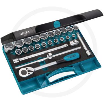 Hazet Dopsleutelset 1/2" 20x SW 10-32 mm, SmartCase, Made In Germany, 355x235x65 mm