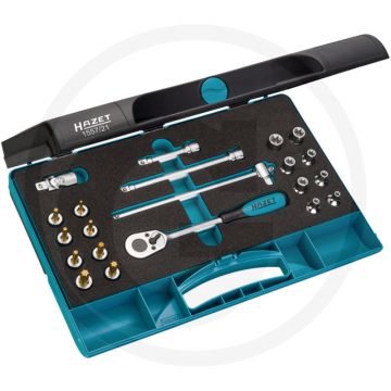 Hazet TORX®-gereedschapsset 21-dlg. SmartCase, TIN coating, Made In Germany