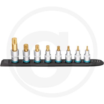 Hazet Lg. Rail 1/2", Vielzahn-8-fach 990-SR/8 (Innen Vielzahn Profil XZN)
