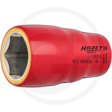 Hazet Sechskant Steckschlüssel-Einsatz (Vierkant 12,5 mm (1/2 Zoll), Außen-Sechskant-Tractionsprofil, 22 mm)