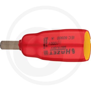 Hazet Steckschlüssel-Einsatz (Vierkant 10 mm (3/8 Zoll), Innen-Sechskant Profil, 6 mm)