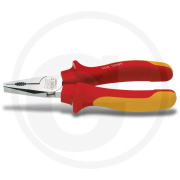 Hazet VDE-combitang 160 mm, Hoogglansverchroomd, Beschermd geïsoleerd