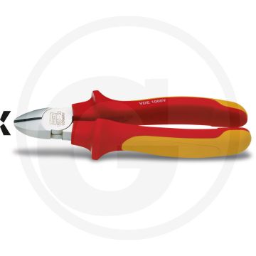 Hazet VDE-zijsnijtang 160 mm, Chroom-vanadium, Hoogglansverchroomd