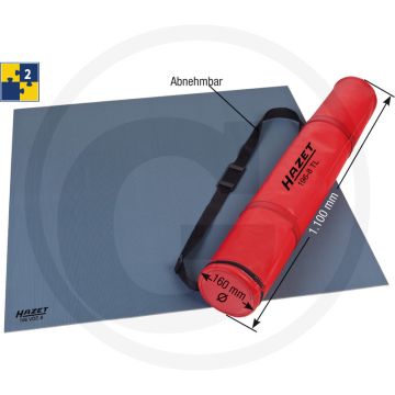 Hazet Isolatiemat met draagtas 1000x1000mm, Klasse 2, 50.000V, VDE 0303