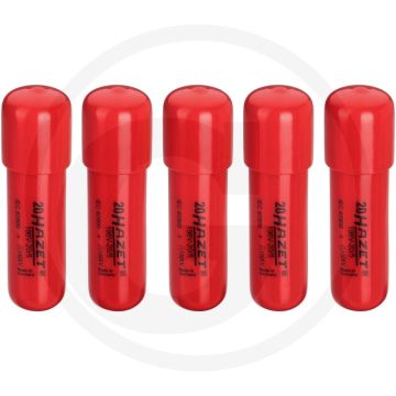 Hazet Endkappen mit Selbstklemmung, 1.000V (⌀ 20 mm, 5-teilig)