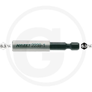 Hazet Adapter 1/4" DIN 7427-B 60mm Chroom-vanadium