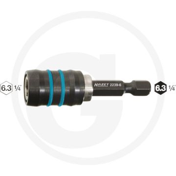 Hazet Adapter 1/4" DIN 7427-B Chroom-vanadium