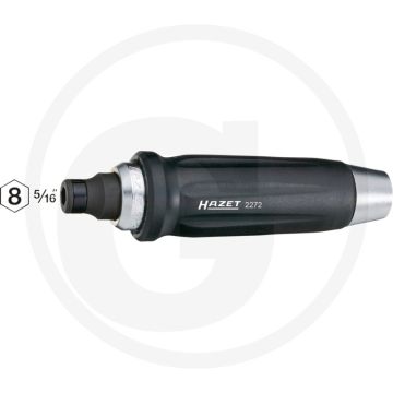 Hazet Bit slagschroevendraaier 165mm 80Nm 8mm - Rechts-/Linksgewinde