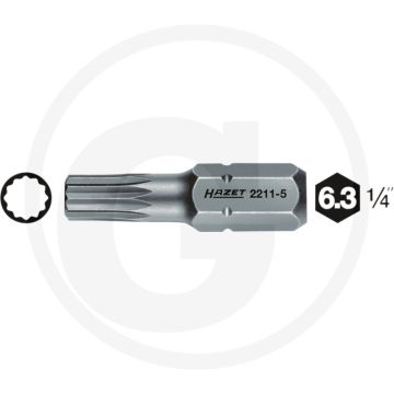 Hazet Bit 25mm DIN 65254