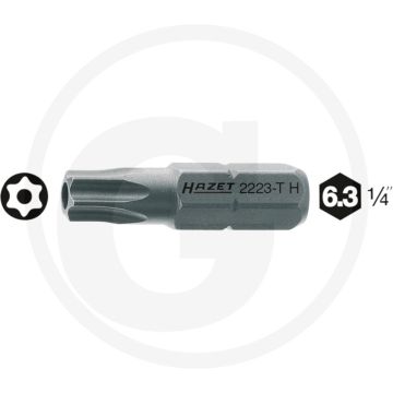 Hazet Bit TB20 25mm T20H 3,86mm