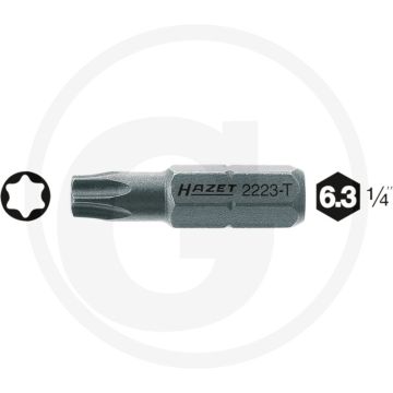 Hazet Bit T30 Speciaal Staal 25mm