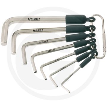Hazet Haakse-schroevendraaierset 14x offset schroevendraaiers Chroom-vanadium Made In Germany