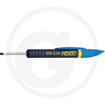 Hazet Clip-schroevendraaier 130mm lengte, Duitsland gemaakt